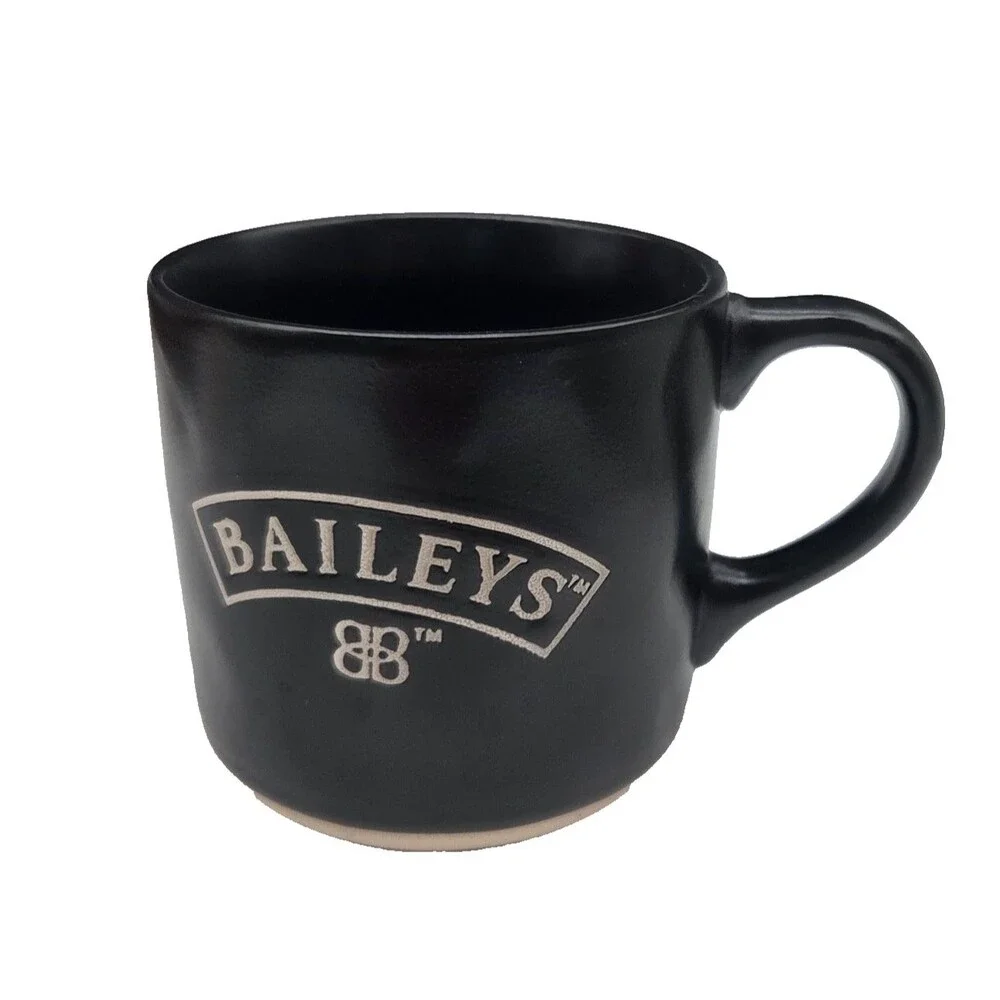 Baileys Irish Cream Black Ceramic Mug Distillery